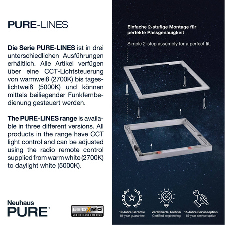 Lampa sufitowa PURE-LINES (6022-95) - Paul Neuhaus