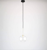 Lampa wisząca NILOS BLACK / GOLD 1 (5941) - TK Lighting