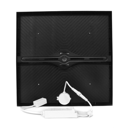 Lampa Panel Natynkowa Mora 30x30 24W IP44 czarna BY-RSD1-24C - DomenoLED