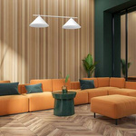 Lampa wisząca CAPITAL 2 biała (MLP0943) - Milagro