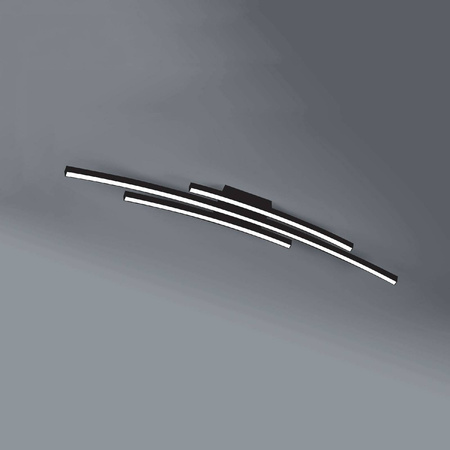 Lampa sufitowa lub kinkiet BOW 120 cm, Kol. Czarny (0041.21.NE) - Vivida