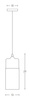 PENDANT 1L GLASS (1515 Zambelis) - Zambelis