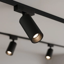 Reflektor na szynie, sterowany aplikacją Slim Magnetic Track Czarny Spot 9W LED Tuya CCT (ML2203) - Milagro