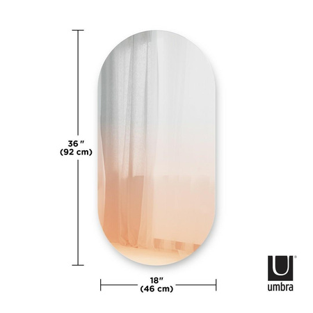 UMBRA lustro MISTO 61 x 46 cm miedziane (1015778-880) - Umbra