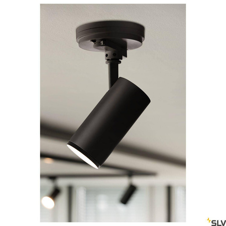 3~ NUMINOS® DALI M, lampa z systemem 3-fazowym, czarna/czarna 3000 K 60° (1004468) - SLV