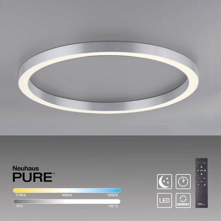 Lampa sufitowa PURE-LINES, ALUMINIUM (6306-95) - Paul Neuhaus