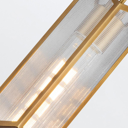 Lampa wisząca Cairo - 1 źródło światła - Vintage mosiądz (QN-CAIRO-1P-VBS-CR) - Quintiesse