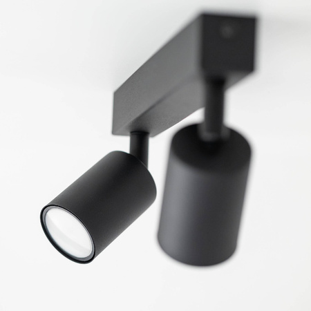 NEX BLACK 2XGU10 LAMPA SUFITOWA (10790) - TK Lighting