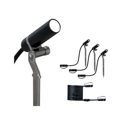 Reflektor ogrodowy Plug & Shine PLANTINI zestaw 3x2W 3000K IP65 24V zestaw do rozbudowy antracyt / aluminium (PL94156) - PAULMANN