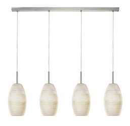 Lampa wisząca BATISTA 3 biała (97587 - EGLO) - żyrandol