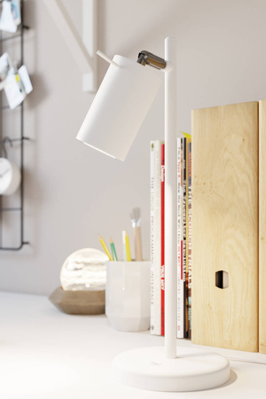 Lampa biurkowa RING biała (SL.1090) - Sollux