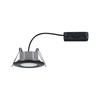 Zestaw OW Calla IP65 okrągłe wych LED 1x680lm 4000K 6W 230V czarny matowy (PL92461) - PAULMANN