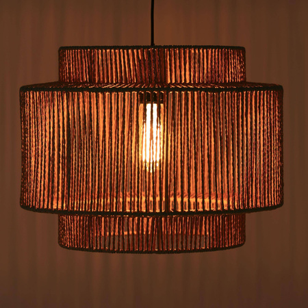 Lampa wisząca Boho papierowa 46x46x135cm (55698-017) - DIJK