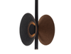 PENDANT LED LIGHT 3X2W 3000K ACOUSTIC BROWN-GREY (23176 Zambelis) - Zambelis