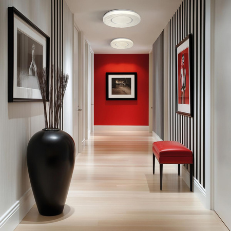 Plafon Tenaro 33 cm biały LED 4000K (LP-7312/1C-33 WH) - Light Prestige