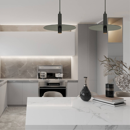 PENDANT LIGHT LED 7W BLACK (18139-B Zambelis) - Zambelis