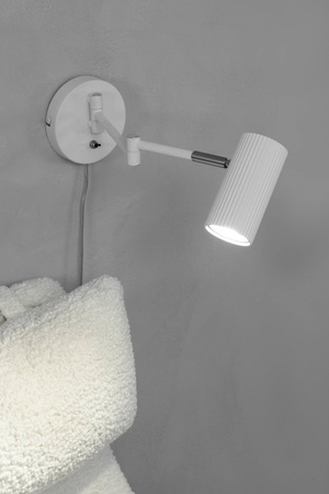 Kinkiet COSTILLA Flex Arm 1L White/Satin (108461) - Markslojd