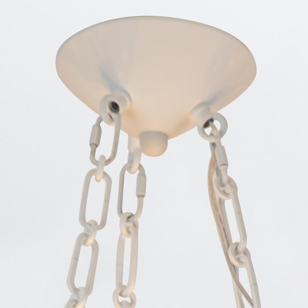 Lampa wisząca Martine - 3 źródła światła - Antyczna biel (QN-MARTINE-P-WHT) - Quintiesse