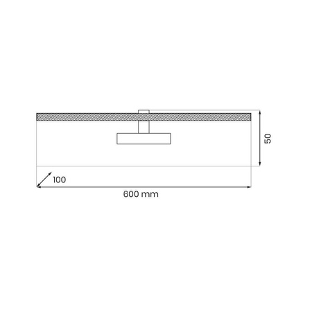 Kinkiet PRADO Black 11W LED 3000K (ML1002) - Milagro