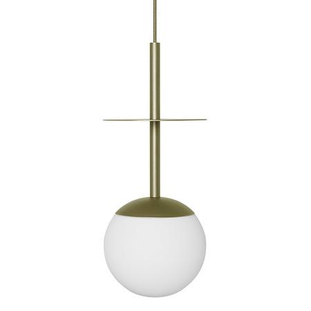 PLAAT A oliwkowa sufitowa lampa wisząca (PLA1414P0) - Ummo