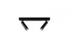 Lampa sufitowa ROLL 2 kolor Czarny (50920202) - KASPA