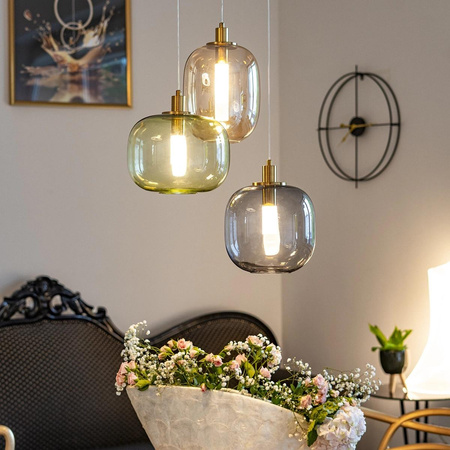 Lampa wisząca - Polar dymiony/szary (LA019/P_grey) - ALTAVOLA DESIGN