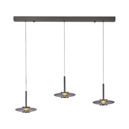 Ściemnialna lampa nad stół z płynną regulacją wysokości PURE VITRUM SZARY (2083-15) - Paul Neuhaus