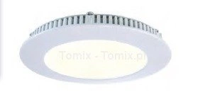 Biały panel LED 8W ciepły biały, 2700K (D565082)