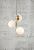 Lampa wisząca LILLY Nordlux E14 3X40W Metal Mosiądz