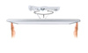 Plafoniera ATRIA SHINE LED Backlight DIM 22W 1800lm 580x200mm 3000K 230V czarny matowy / tworzywo sztuczne (PL71003) - PAULMANN