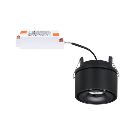 Oprawa wpuszczana LED Spircle czarny mat 8W 3000K 36 st. (PL93370) - PAULMANN