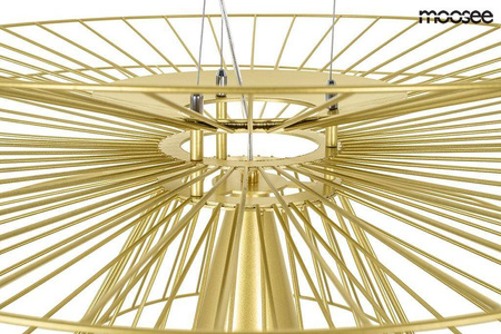 MOOSEE lampa wisząca SESTO złota (MSE010100336) - Moosee