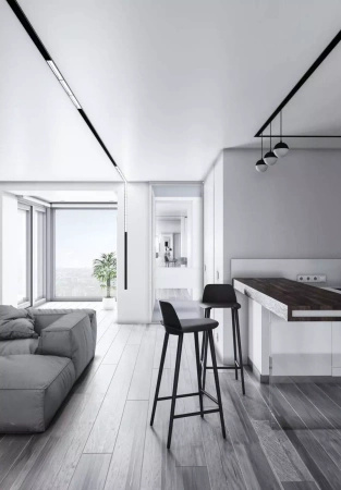 Szyna magnetyczna 1 mb czarna natynkowa (TRX004-211B) - Maytoni