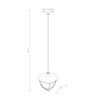 Lampa wisząca AMELIA BL CG (10496) - Nowodvorski