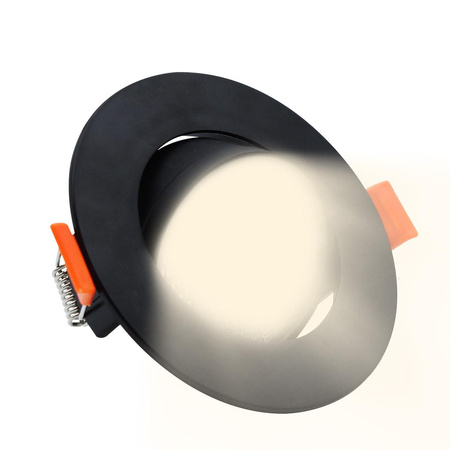 Ruchome oczko podtynkowe Plus czarne LED CCT (LP-1506/1RS BK) - Light Prestige