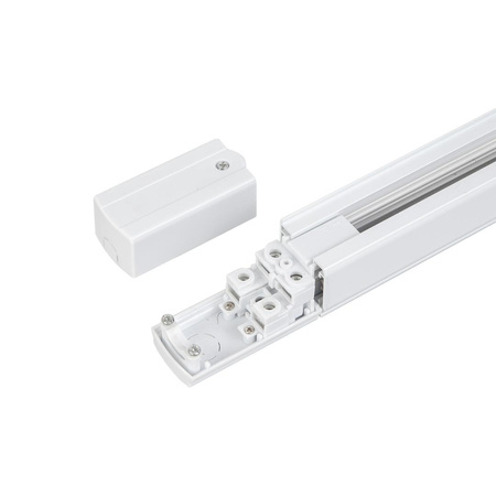 Prowadnica Track Biały 3-Obwodowy 2m + Zasilanie (ML2134) - Milagro