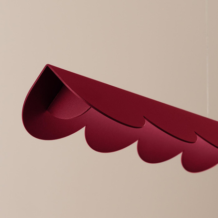 Lampa wisząca BISCUIT burgund LED 3000K (TH.560) - Thoro Lighting