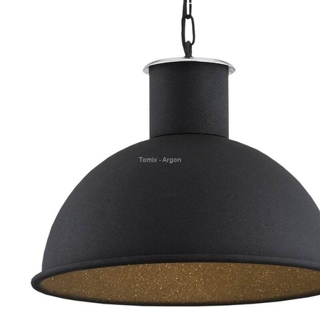 lampa wisząca 1 pł. EUFRAT czarny 1 x E27/60W ARGON 3191 - żyrandol