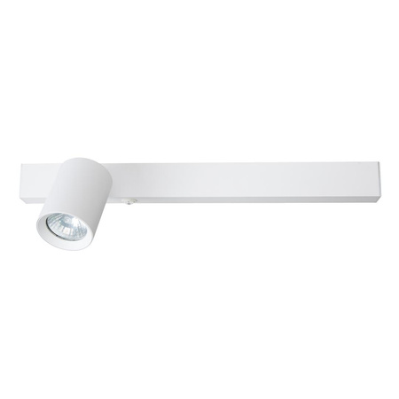Kinkiet Magnet 9W+1xGU10 3000/4000K Biały Lewy (ML1129) - Milagro