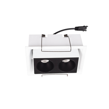 MAXLIGHT H180.02 RAMKA WPUSTOWA MODULAR, DO SKOMPLETOWANIA Z MODUŁEM HM180 I TRAFO HT180