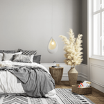 PENDANT LAMP E27 MAX 15W FIBERGLASS (23163 Zambelis) - Zambelis