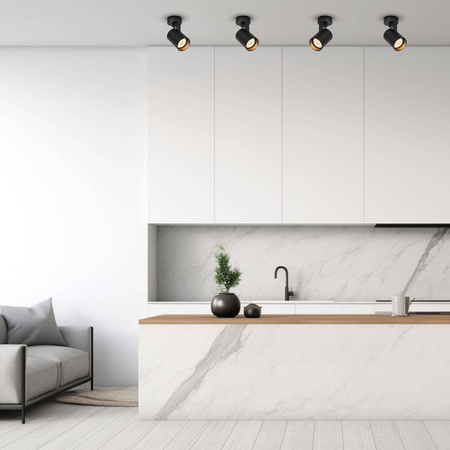 Oprawa Volf Spot Czarny 1xGU10 (ML0675) - Milagro