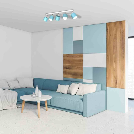 Lampa sufitowa DIXIE BLUE 5xGX53 (MLP7608) - Milagro