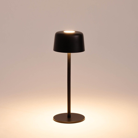 Lampa na stolik ogrodowy CZARNA/BLACK (ETLED-658-BK) - Zuma Line