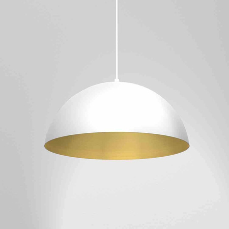 Lampa wisząca BETA WHITE/GOLD Ø 45 cm (MLP7974) - Milagro