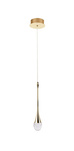 Lampa wisząca DALMA 1 Złoty (AZ6006) - Azzardo