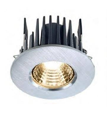 Reflektor do zabudowy REGULOWANY IP65, 2700K - srebrny (D565109)