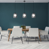 LINE LIGHT 3XG9 OPAL GLASS SANDY BLACK (22146 Zambelis) - Zambelis