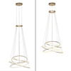 PURE E-FLYING RINGS LAMPA WISZĄCA BRĄZOWA (2566-97) - Paul Neuhaus