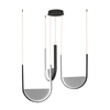PENDANT LED LIGHT 54W 3000K,4000K BLACK-LIGHT GREY (23168 Zambelis) - Zambelis